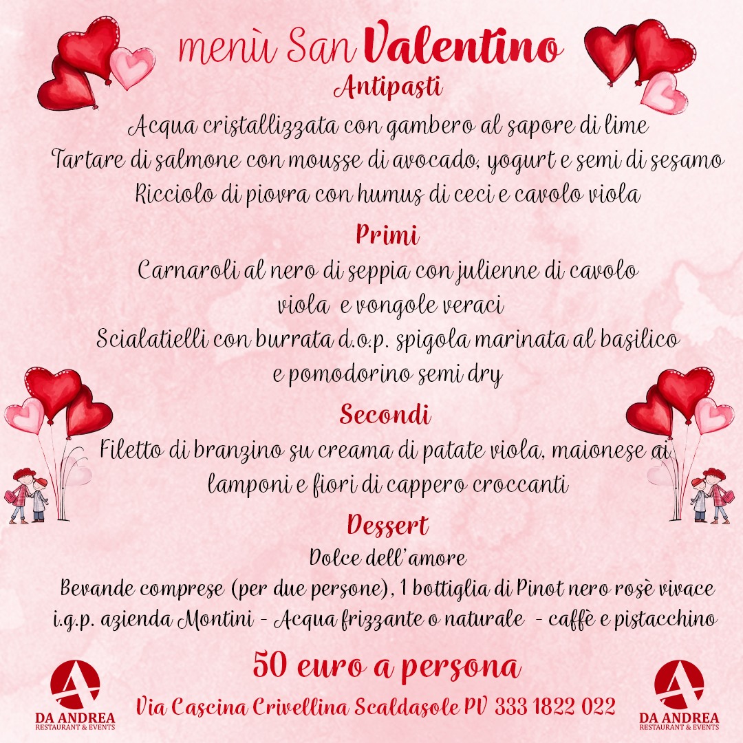 Da Andrea Restaurant & Events - Ristorante, Matrimoni, Cerimonie, Eventi, Feste, Battesimi, Cresime, Comunioni, Pesce, Carne - Scaldasole - Pavia